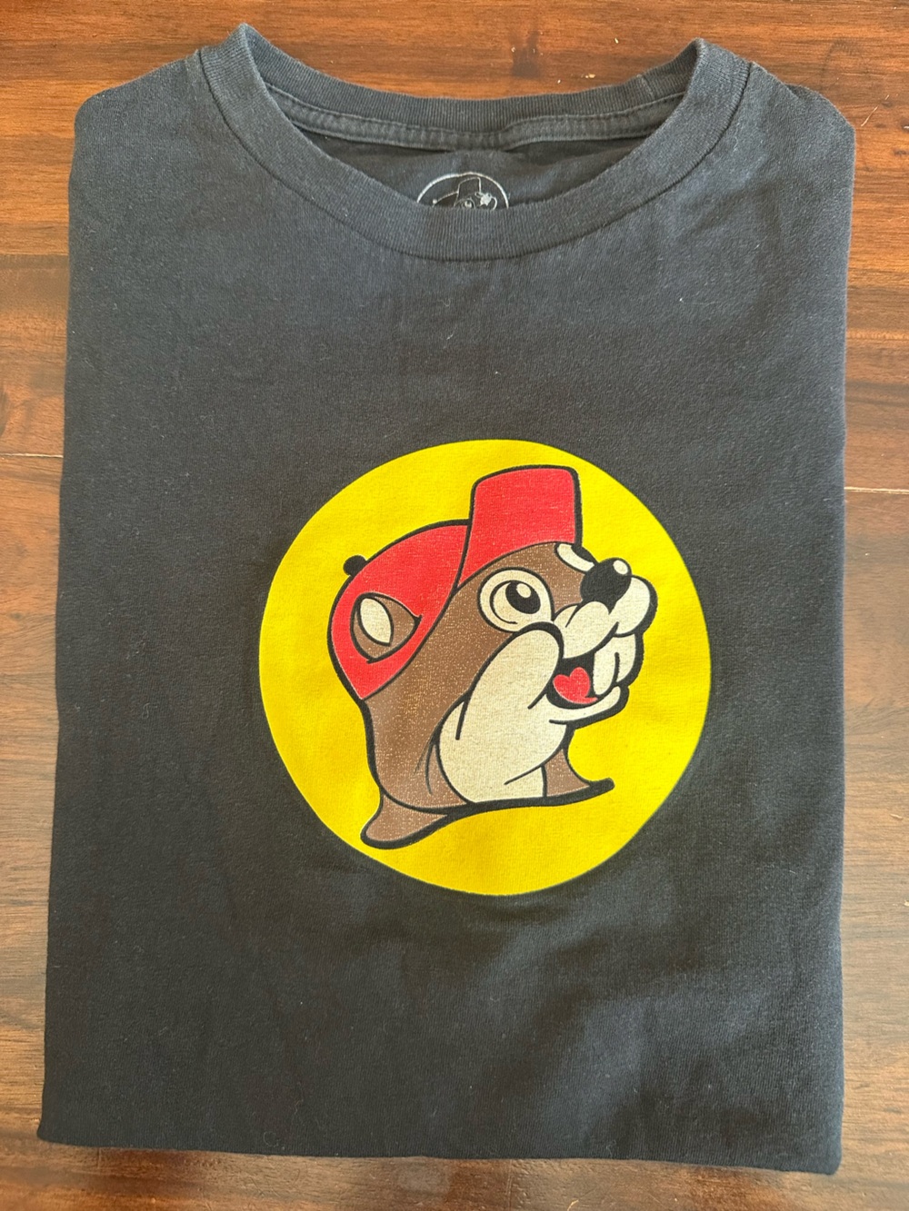 Buc-ee’s Black Graphic T-Shirt Beaver Logo Tee Size Small